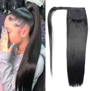 24 inch Ponytail Real Hair Extensions
